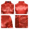 Men's Shines Sequins Long Sleeve Button Down Shirt for Halloween Cosplay 70s Disco Party Dress Shirt