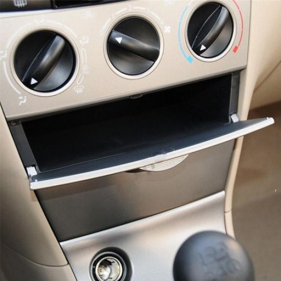 Black Front Center Console Storage Box Panel Cover For Toyota Corolla 2003-2008