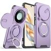 For Honor Magic6 Lite Case Honor X9B Cover Magic 6 Lite Magnetic Ring Armor Slide Camera Lens Case Magsafe Wireless Charge Cover