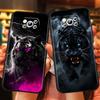 Lion Bear Cat Cool For Xiaomi Mi Poco F3 F4 F5 F6 X3 X4 X5 X6 X7 M3 M4 M5 M6 M7 GT Pro 5G Black Phone Case