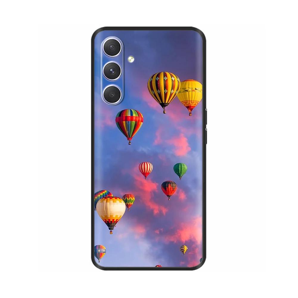 For Samsung Galaxy A34 Case 5G SM-A346B Soft Silicone TPU Phone Case For Samsung A54 5G Back Cover GalaxyA54 A 54 Bumper Para