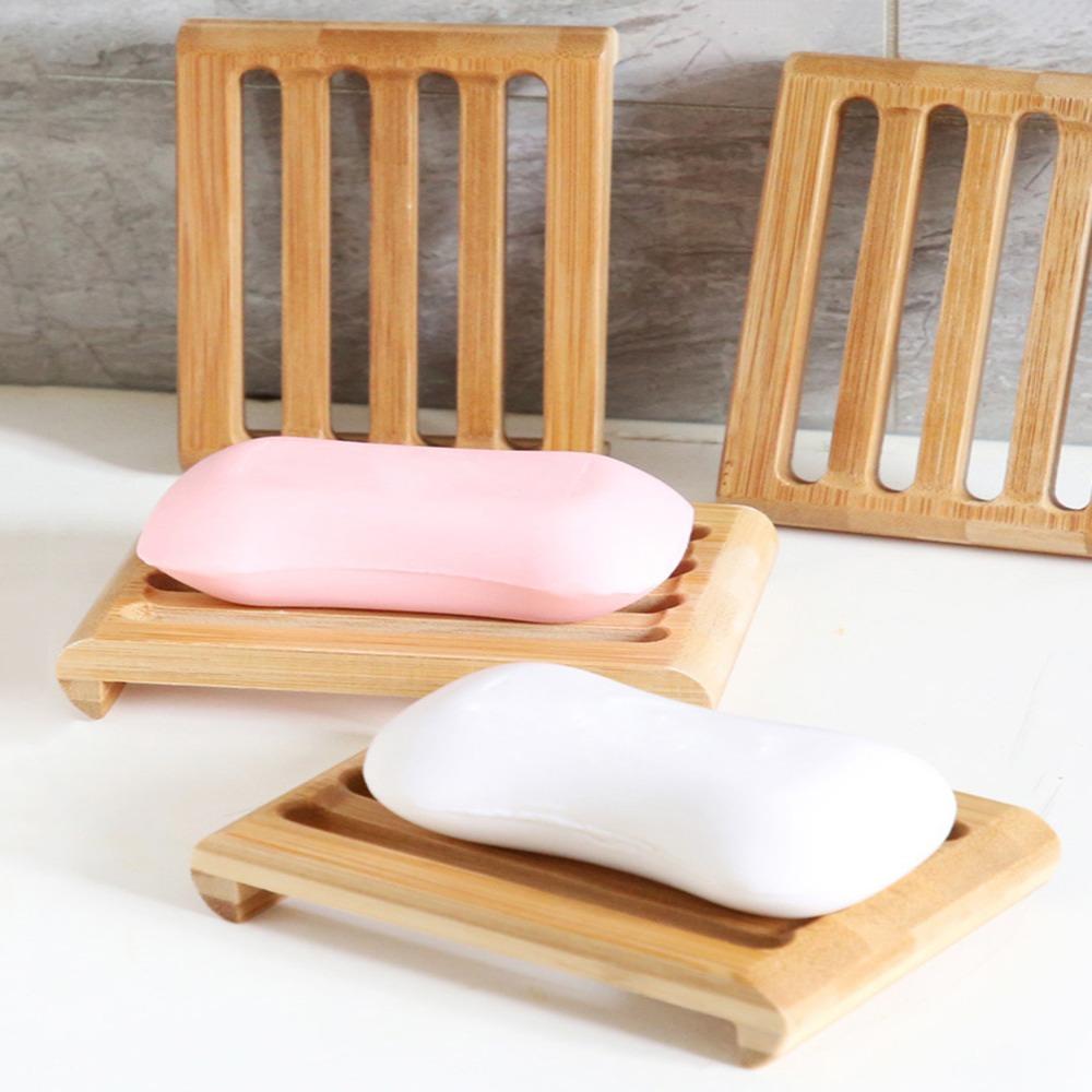 Wood Eco-friendly Bathroom Soap Holder Hotel Household Soap Rack  Family Bathroom Soap Storage