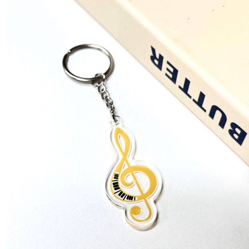 Piano Music Keychain: Creative Mini Instrument Bag Ornament