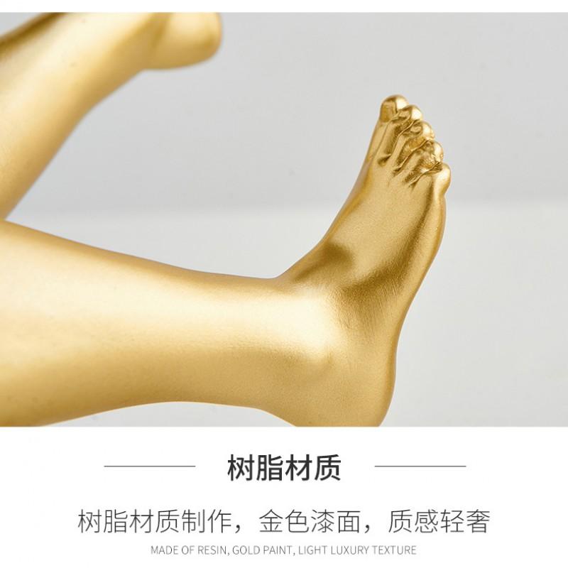 Modern Abstract Human Figure Resin Bookend Sculpture Decor Living Room Office Desk Home