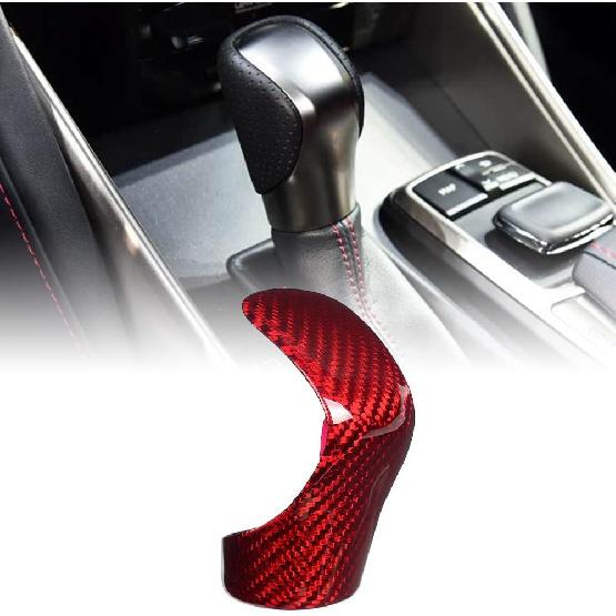 Carbon Fiber Gear Shift Knob Cover for Lexus IS200 IS300 IS350 IS500 F Sport 2014-2018-2021 2022,for Lexus ES350 RC30 NX300 RX350 RX450 Interior Trim