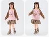 Dudu Family Spring Kids' Cartoon T-Shirt, 100% Pure Cotton, Soft & Skin-friendly, Ideal for Back to School.
