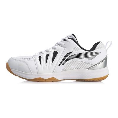 Chaussures de Badminton Li Ning Ace Amortissantes Antidérapantes Résistantes à l'abrasion Respirantes Basse Tige Homme Blanc AYTP011-4