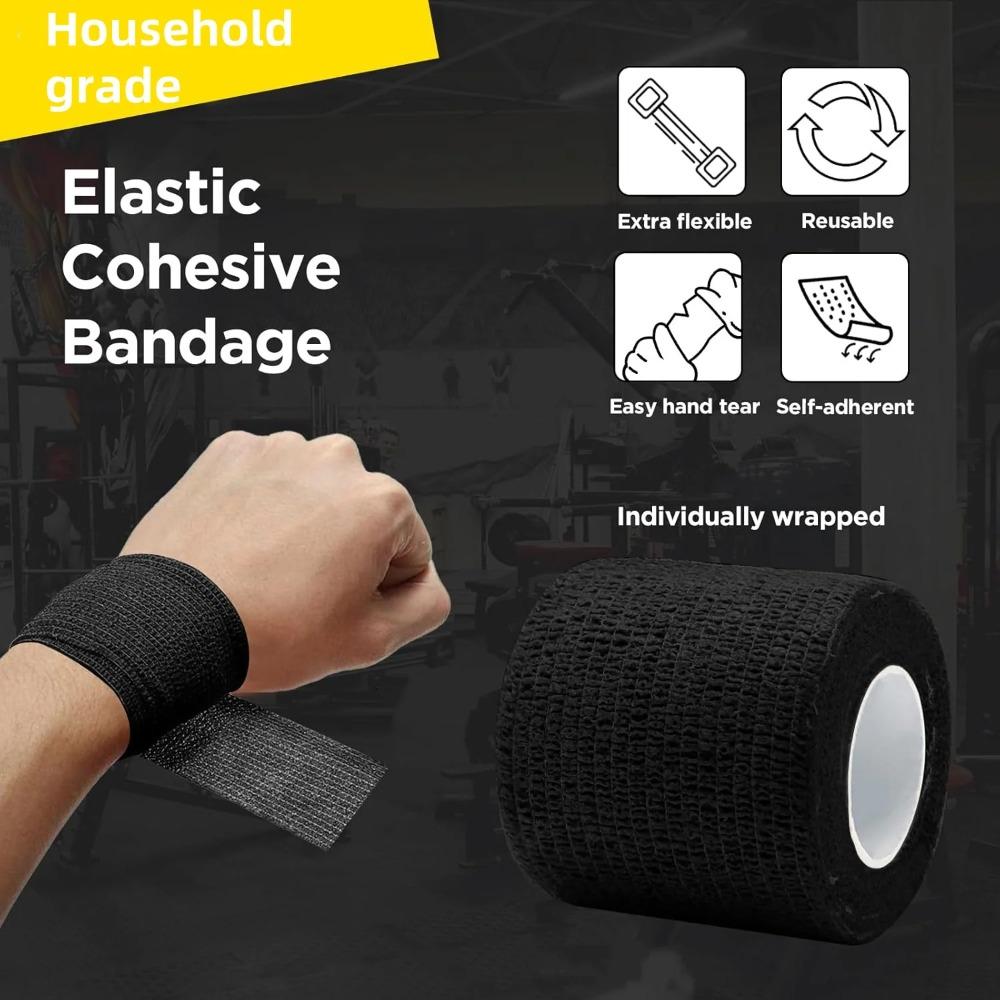 Athletic Wrap Tape Self Adhesive Elastic Bandage Elastoplast Sports Protector Knee Finger Ankle Palm Shoulder