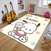 Custom Pochacco Mat Personalized Name, Polyester Washable Indoor Entryway Rug, Gift for Christmas, Easter, Thanksgiving Day
