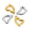 5pcs Never Fade PVD Stainless Steel Necklace Charms Lot Earrings Pendants Heart Charms for DIY Bracelet Findings Jewelry Making