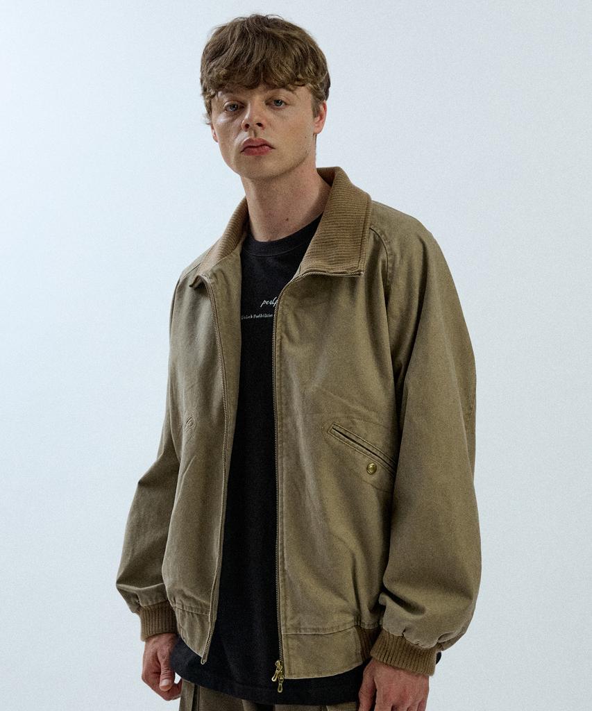 Pealp Washed Cotton Tanker Jacket 13(Beige)