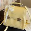 Schoolbag Korean Version Niche Fashionable Foreign Style Women's Bag 1011 Spring New Fashion Backpack Simple Casual Shoulder Bag