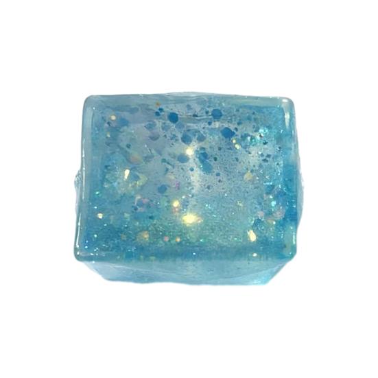 

Glitter Rectangle Squeeze Toy Soft Stretchy Slow Rising Clear Rectangle Sensory Toy Anxiety Relief Stress Ball Classroom Prizes Party Favors