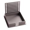 Sticky Note Holder with Stencil Post-it Note Dispenser Waterproof Portable Acrylic Self-Sticky Note Pad Storage Organizer