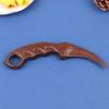 Golden Sandalwood Claw Knife, Whole Wood Carving, Wooden Handle Piece, Wooden Knife, Martial Arts Practice, Performance Training