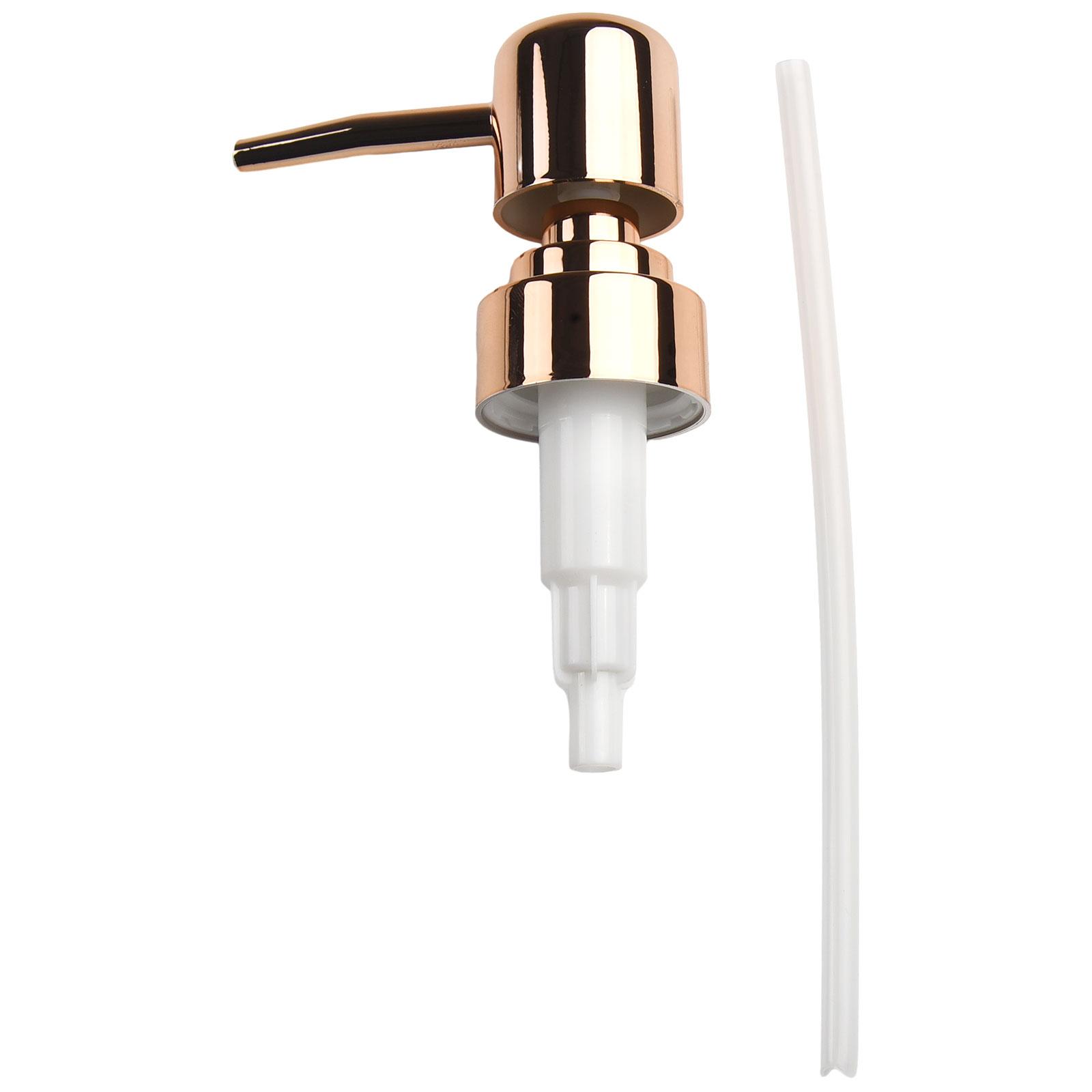 

Soap Pump Head Liquid Lotion Dispenser Head Bathroom Soap Bottle Press Nozzle Lotion Shampoo Pump Head Replace Accessory розового золота