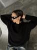 Plain Round Neck Sweater - 2024 European & American Spring/Autumn Loose Knit Pullover for Women