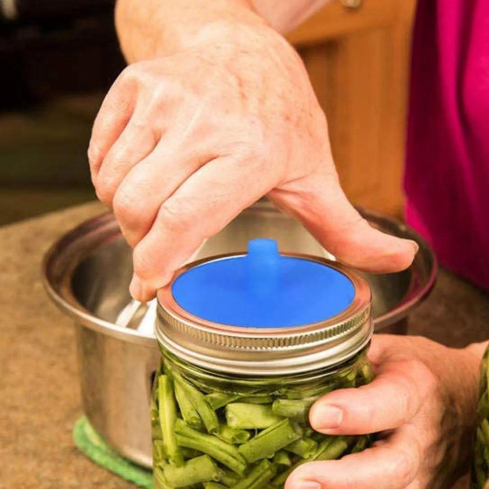 5pcs 70/86MM Silicone Fermenting Lid Sealed Wide Mouth Jar Cover Mason Jar Lid  Coffee Bean