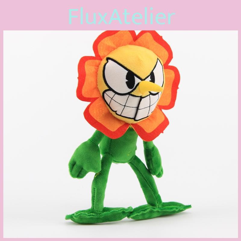 Cagney Carnation Cuphead 10" Authentic Plush New Series 2 Soft And Premium Quality Toy