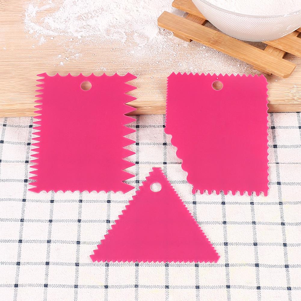 Multifunctional Cake Scraper Set: 6-Piece and 3-Piece Triangular & Cream Scrapers