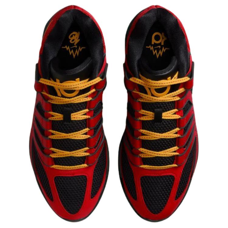 Nike KD 18 Air Bakin Męskie Sneakersy Czerwony Ognisto-Czerwony Czarny HV1992-600