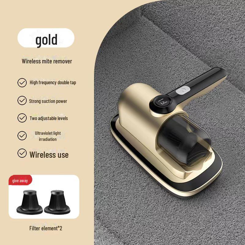 Handheld Wireless UV Sterilizer & Vacuum for Bed/Dust Removal