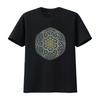 Glow In The Dark Flower Of Life Unisexdala T Shirt Sacred Geometry Unisexs Festival Gold Seed Vintage Stylish Soft Casual