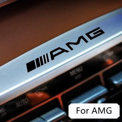 Hot 2025 For AMG W124 Metal Emblem Auto Decor Decals Car Window Wiper Stickers For Mercedes Benz AMG W212 W204 W211W168 W213 W20
