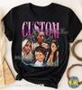 Custom Bootleg Rap Photo T-Shirt: Retro 90s Style
