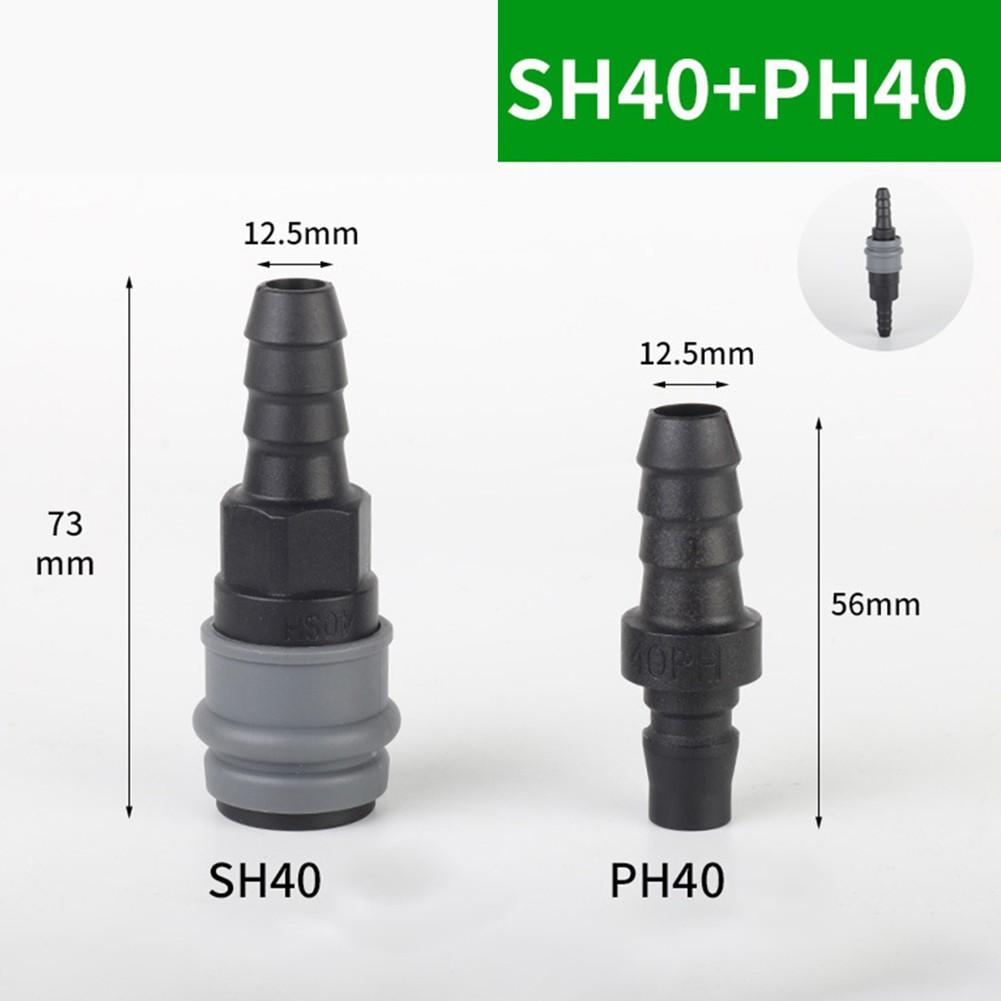 Energy Saving Pneumatic Connectors with Self Sealing Functionality