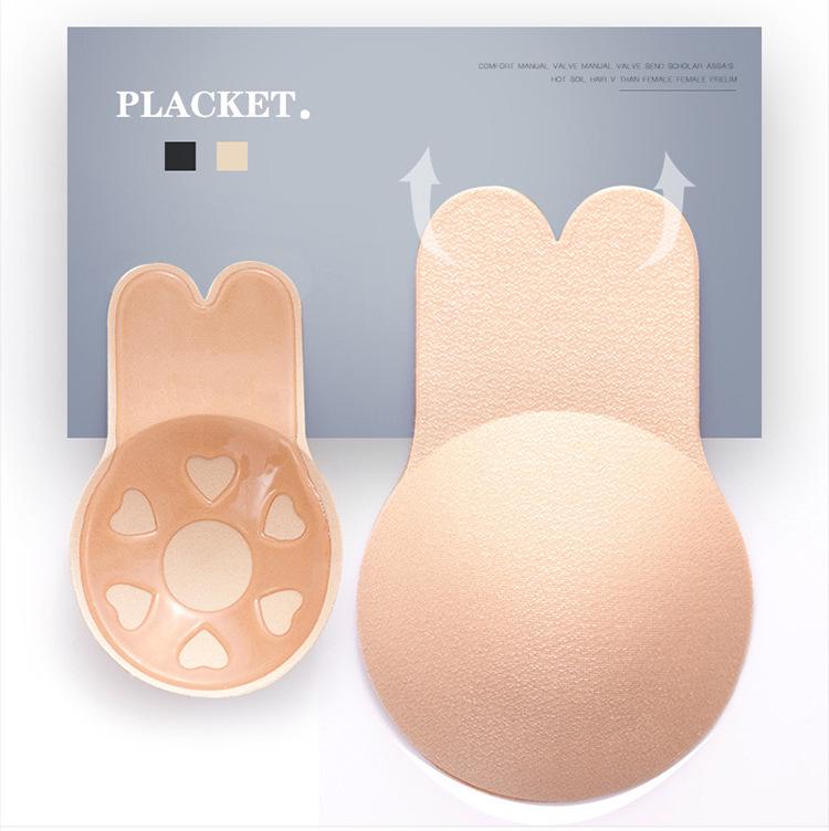 Atmungsaktive Silikon-Nippelabdeckungen mit Kaninchenohren