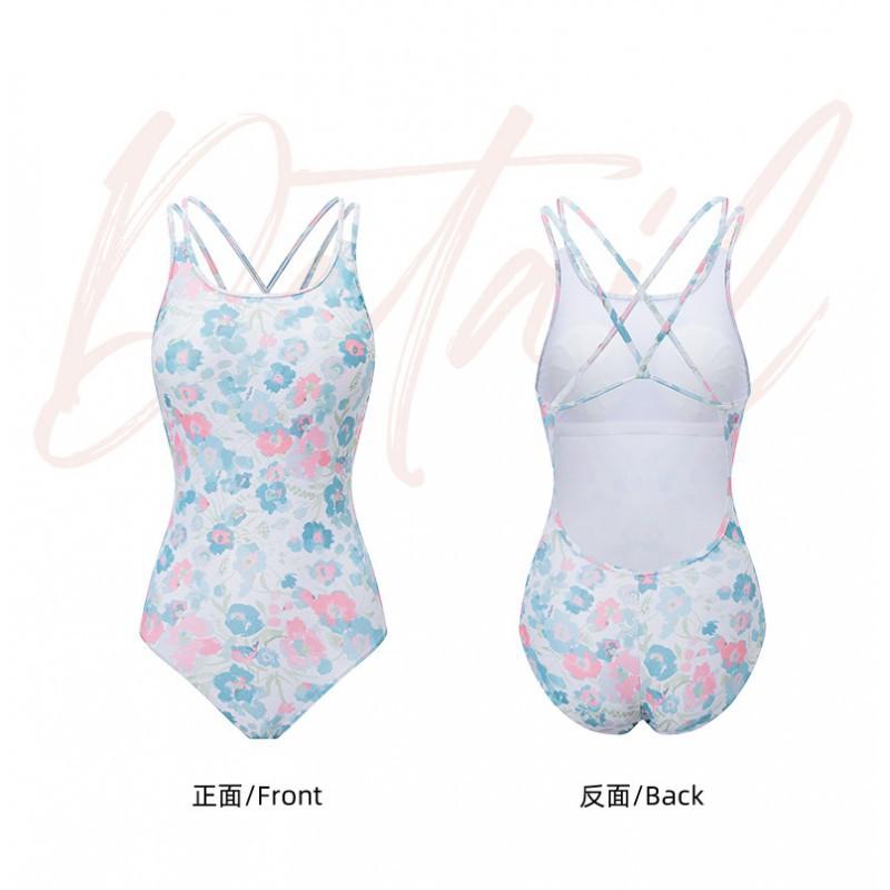 Swimwear Women's High-end Sports Racing One-piece Triangle Covering Abdomen Showing Slimming Swimming Pool Hot