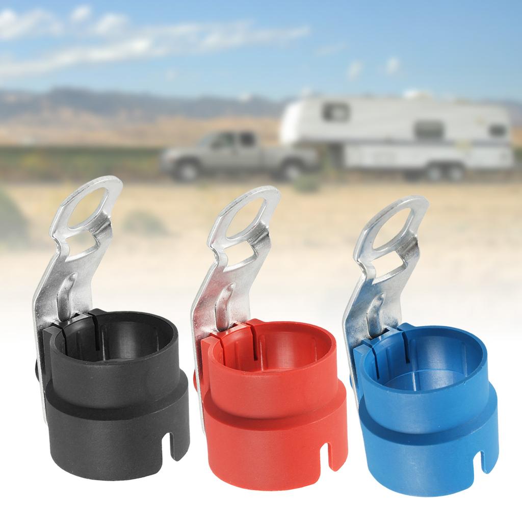 Uchwyt na wtyczkę przyczepy 7-pinową/13-pinową, mocowanie złącza przyczepy na dyszlu przyczepy, osłona postojowa, uchwyt na wtyczkę do przyczepy