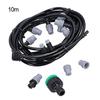 Garden Irrigation Hose Misting & Drip System Easy Installation Kit
