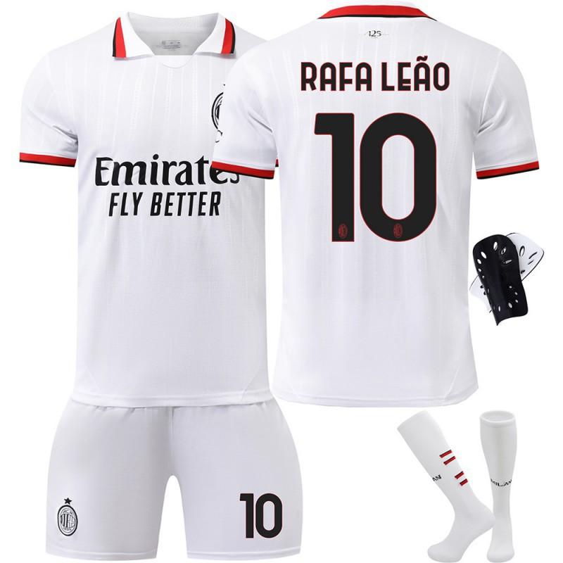 2526AC Away Football Uniform No. 9 Giroud 10 Leo Milan 11 Pulisic Jersey Set