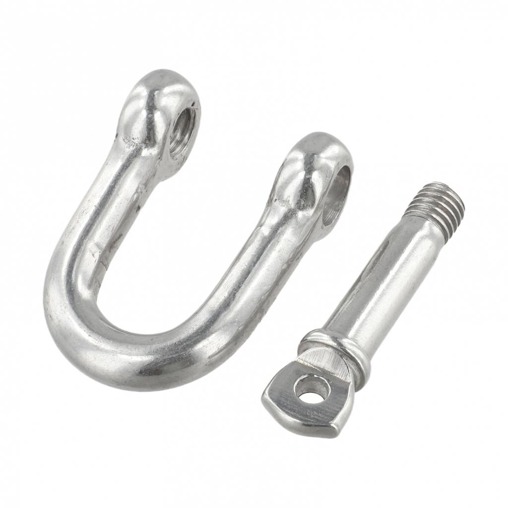 Heavy Duty Stainless Steel D Shackles Marine Rigging Shackles 5mm & 10mm