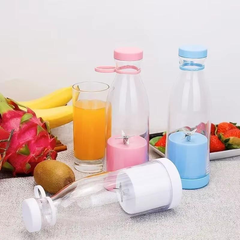 Xiaomi 420ml Electric Juicer Mini Wine Bottle Blender Fruit Mixers 6 Blades Charging Juicer Cup Small Household Portable Juicer Blender