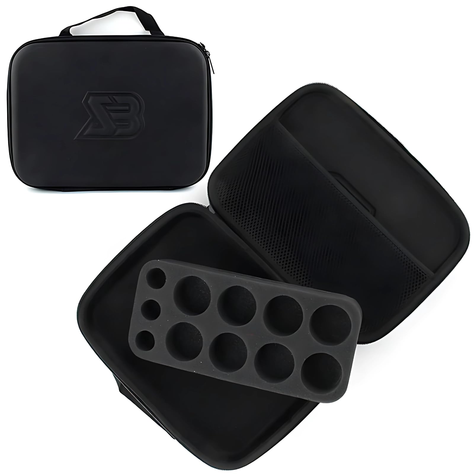 

SPILOOPS Бейблейд Портативный с Ударопрочный Прочный Хранение Идеальный Подарок для Вмещает до 8 Бейблейдов Кейс, Ручка, Амортизирующий, Встроенный Поролон, Кейс, Дети, чёрный