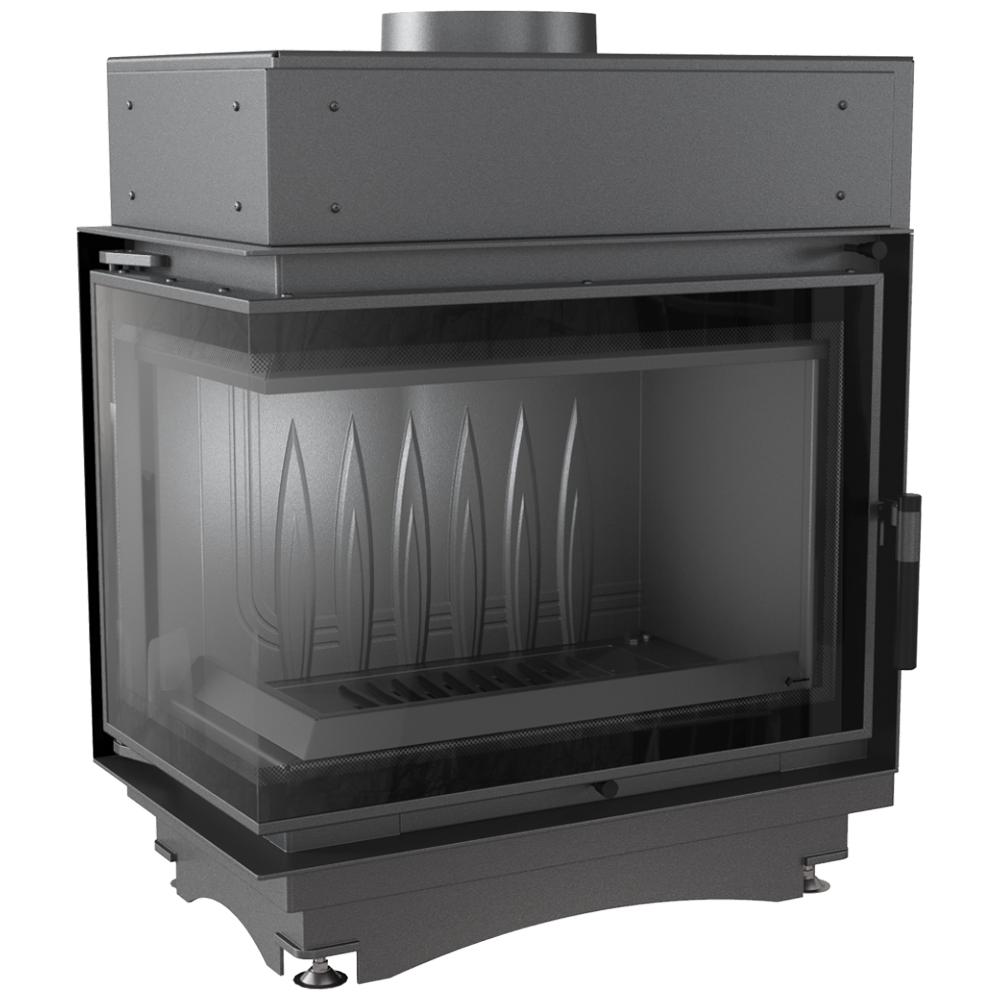 Cast iron fireplace KRATKI MAJA DECO left 8 kW Ø 150