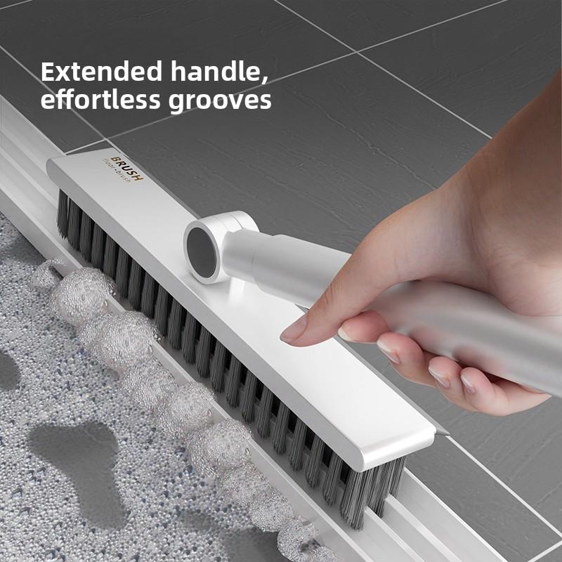 Long Handle Bathroom Hard Bristle Floor Brush for  Cleaning Toilet Cleaning Multi-Functional Household Floor Cleaning Tool