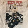 Rzadki Iggy Pop Styl Retro Lata 90 Biała Koszulka z Krótkim Rękawem Reprint S5XL Koszulka Unisex