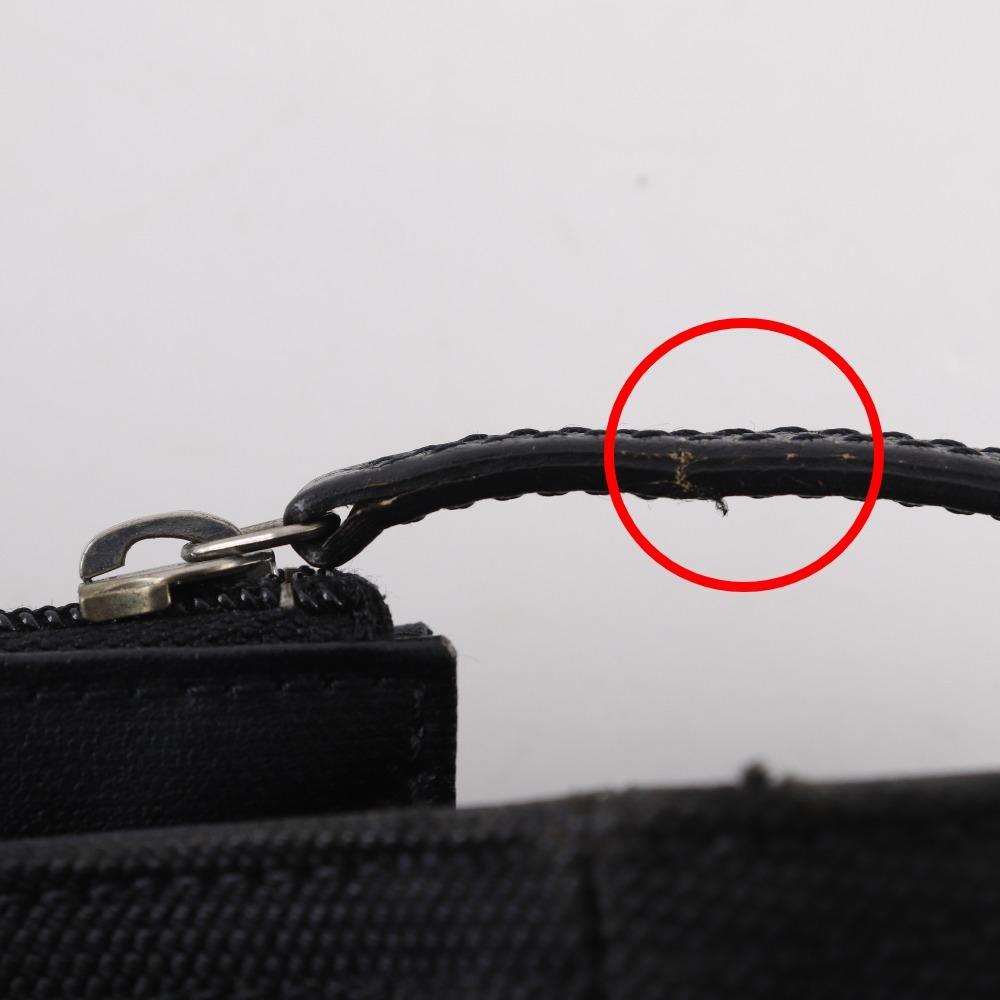 CHANEL Paris Biarritz Tote MM Handbag A34209 black PVC Women Used