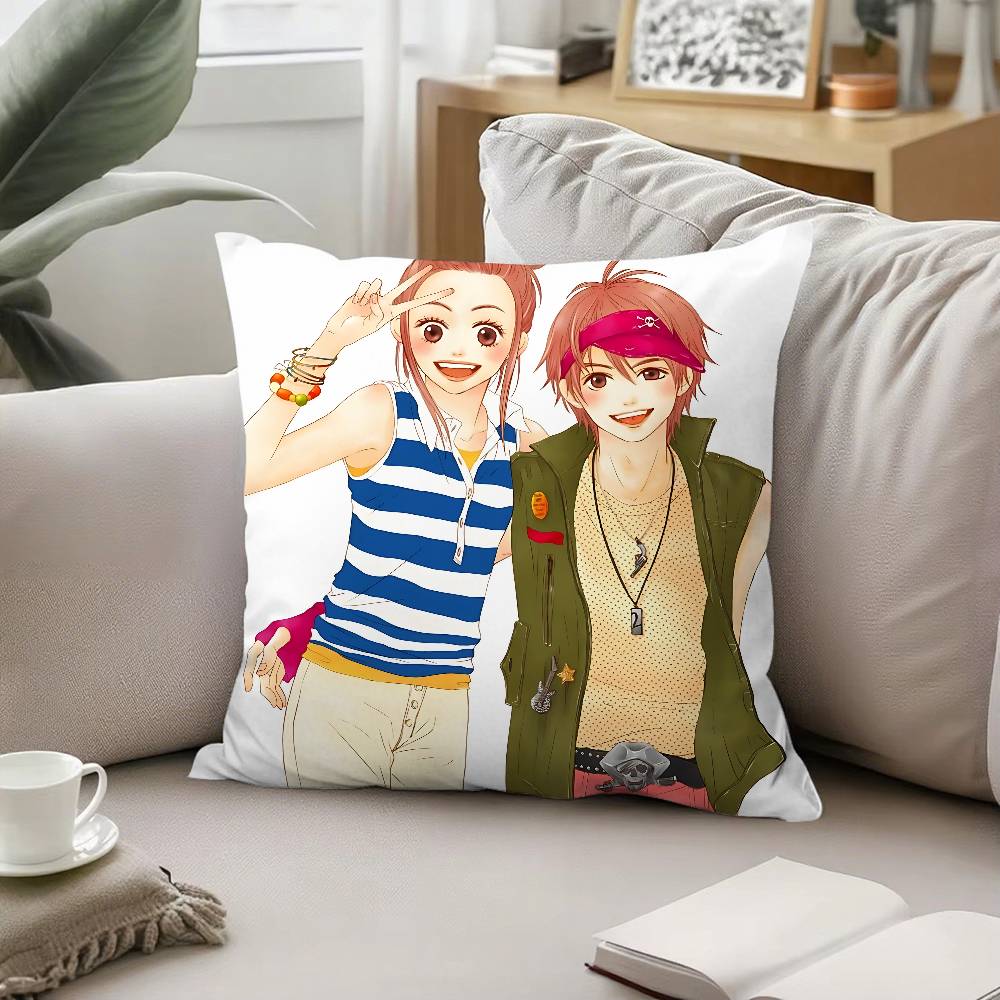 Anime Lovely Complex Pillow Case Sofa And Living Room Decorative Cushion Covers Dustproof And Miteproof Invisible Zipper