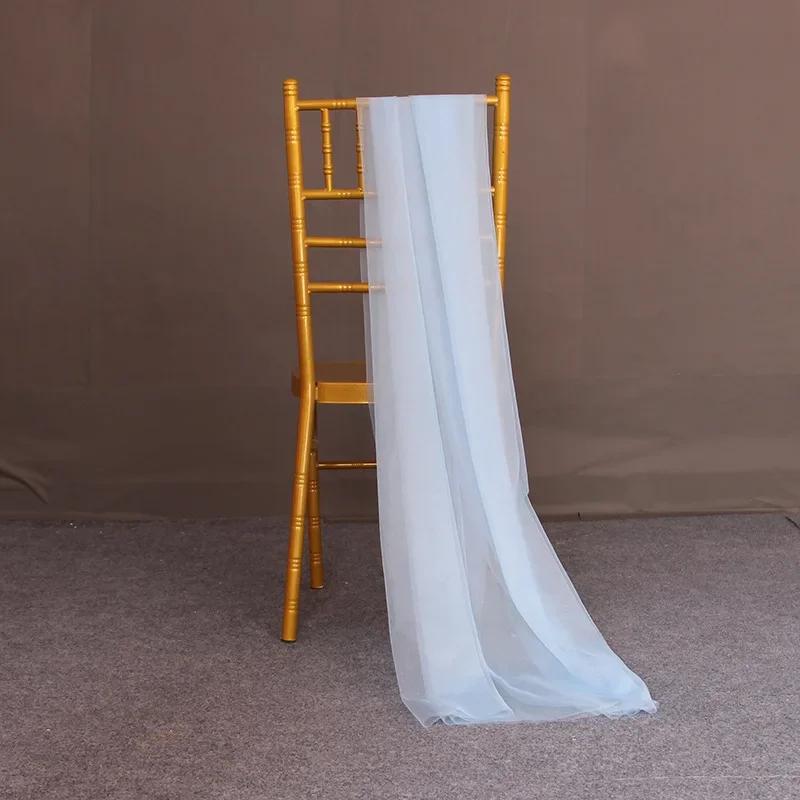 5/10M Wedding Arch Draping Tulle Fabric Wedding Arch Decoration Yarn Birthday Party Backdrop Baby Shower Supplies Ceiling Decor