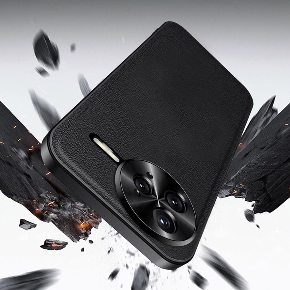 For Xiaomi Redmi K80 Pro 5G Case PU+TPU+PC Phone Back Cover with Metal Lens Frame