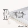 Exquisite earrings for women, earrings, elegant micro-inlaid zircon ear buckles