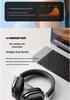 Monster AH100 Wireless Over-Ear Bluetooth Headphones, ANC Noise Cancelling, Long Battery Life, Perfect for Gaming & Sports