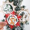 Wooden Christmas Artistic Ornaments Featuring Charming Reindeer Snowflakes And Characters Gingerbread