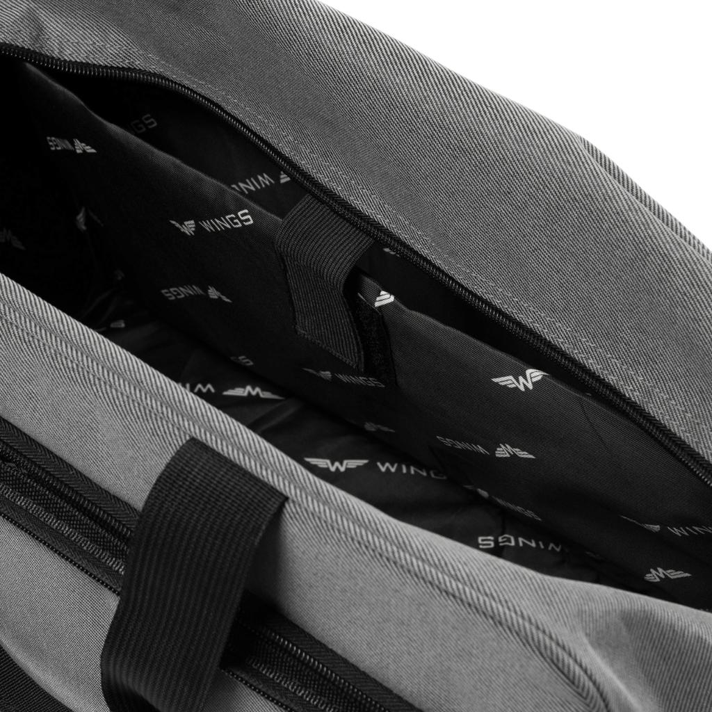 Wings Podręczna Torba Podróżna Kabinowa Black