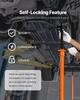 Underhoist Support Stand 3/4Ton Capacity Under Hoist Jack Stand Two Wheels
